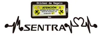 Comprar Sticker Calcomanía Para Nissan Sentra Frecuencia Cardiaca