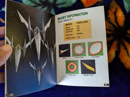 Se Vende Manual Del Juego Star Fox Para Super Nintendo (Usado)