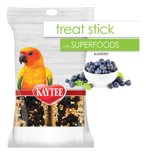Kaytee Pet Bird Superfood Treat Stick, Arandano, 5.5 Onzas