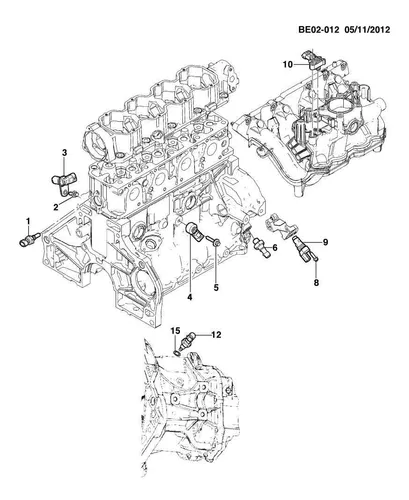 Bulbo Temperatura Agile Captiva Cobalt Corsa 13/21 Original