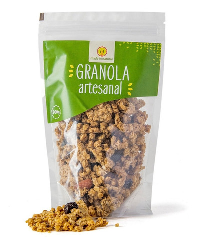 Imagem 1 de 5 de Granola Artesanal Tradicional - 200g - Made In Natural