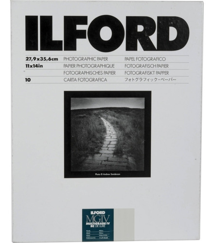 Ilford Papel 11x14 Multigrado Perla 10 Hojas