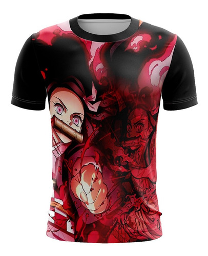 Playera Sublimada Talla Extra Nesuko (kimetsu No Yaiba)