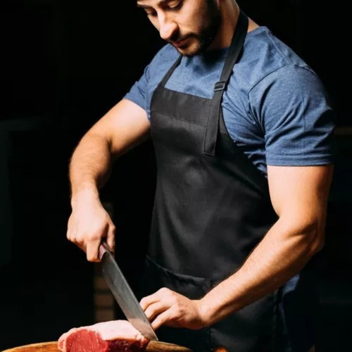 Delantal Ajustable Impermeable: Para Camareros Y Cocinas Dom