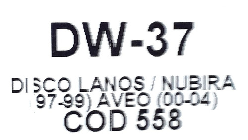Imagen 3 de 4 de Disco Clutch Cielo Lanos Racer Aveo 1.5