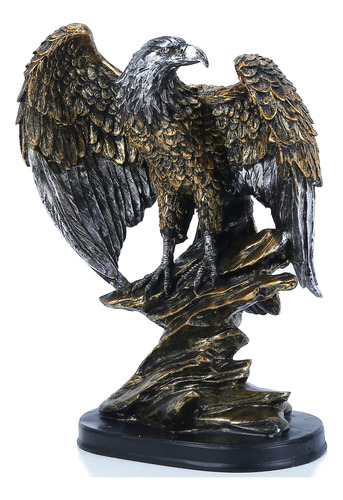 Estatua Patriótica De Águila En Bronce 26 Cm De Altura