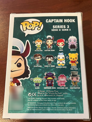 Funko Pop! Disney - Captain Hook - Capitan Garfio - #26 (Usado)