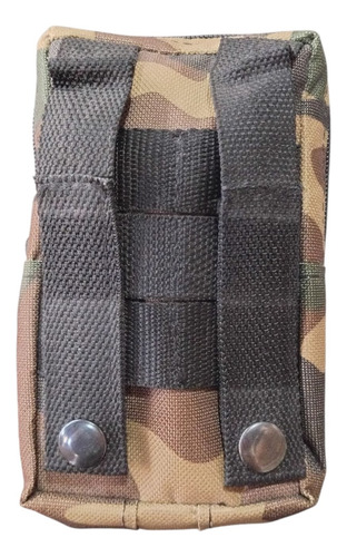 Pouch Porta Celular Tactico Con Sistema Molle Camuflado