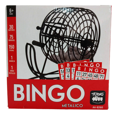 Bingo Metalico 30 Cartones