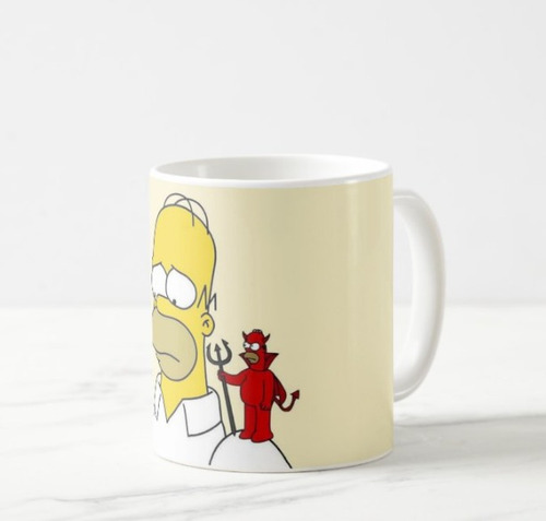 Caneca Porcelana Personalizada Os Simpsons - 5