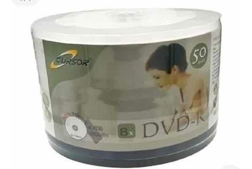 Dvd R 8x 4.7 Gb Logo Cursor Pack 50