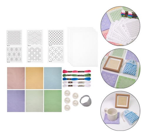 Sashiko Kit De Bricolaje De Costura Hilo De Nave Naveño B