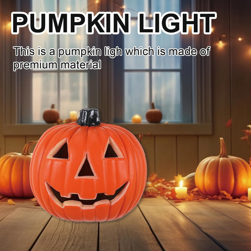 Linterna De Calabaza De Halloween De Sunshno, Iluminan De De