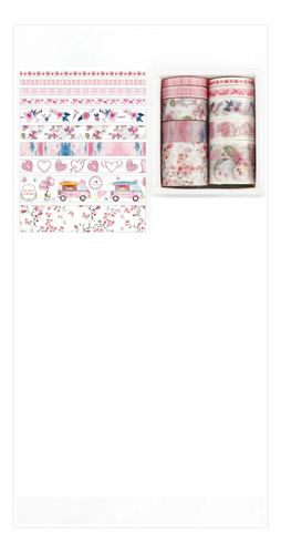 Pack 10 Washi Tape Cinta Decorativa (2)