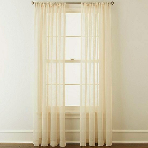 Set De Cortinas Traslúcidas De Tergal Francés (2.80mx 2.10m)