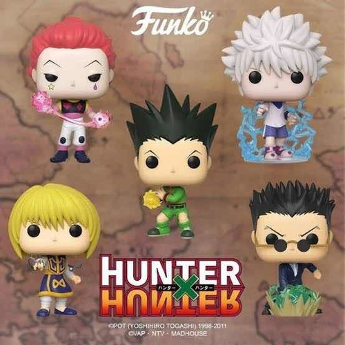 Funko Pop Hunter X Hunter Set De 5 Killua Gon Hisoka Leorio