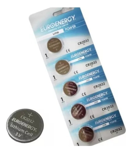Imagen 8 de 8 de Pila Batería Lithium Cr 2032 Pack De 5 Unidades 3 V