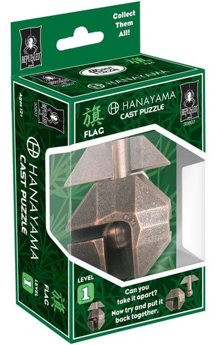 Bepuzzled | Puzzle De Metal Con Forma De Bandera Hanayama Me