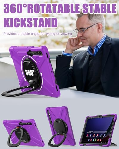 Funda Para Galaxy Tab S9 Fe+/s9 Plus/s9+/s8 Plus/s7 Fe/s7 Pl