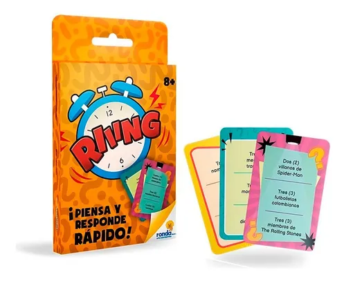 Juego De Cartas Piensa Y Responde R pido Riiing