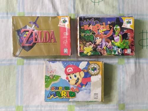 Juegos De Nintendo 64 N64 Super Mario 64 Zelda Banjo Kazooie