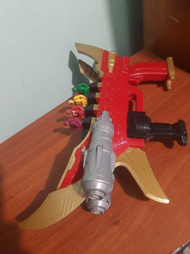 Power Rangers Super Mega Force Cannon Blaster - Barco Pirata (Usado)