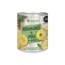 Comprar Rebanadas De Piña Almibar Members Mark 3 Kg