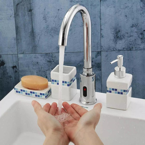 Griferia, Llave Sensor Institucional Cuello Ganso Alta