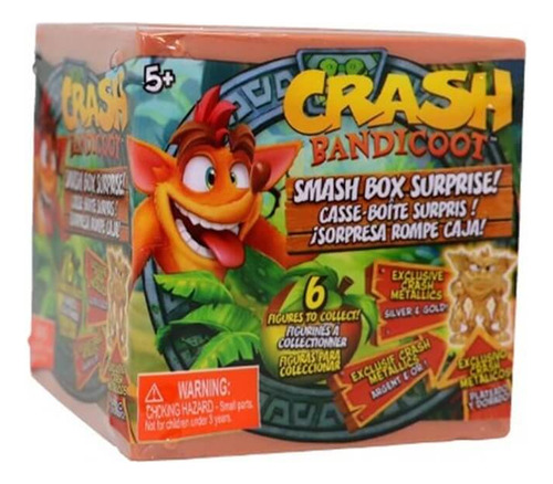 Crash Bandicoot Smash Box Surprise Caja Sorpresa Cortex Coco