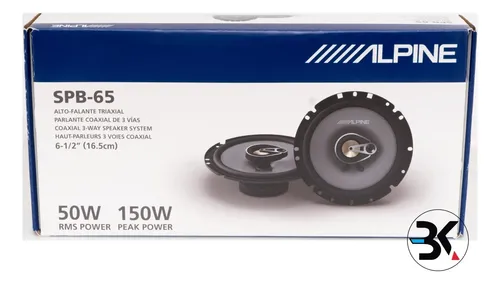 Alto Falante Alpine Linha Spb Triaxial Coaxial Quariaxial 3v