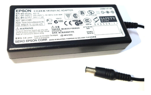 Adaptador Corriente Epson A311e 24v 1.4a 6.5mm Perfection