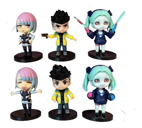 Figuras De Acción Lindas De Lucy Rebecca David De Cyberpunk,