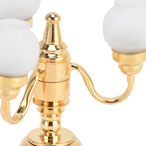 Candelabro Led En Miniatura Con Forma De Casa De Muñecas De