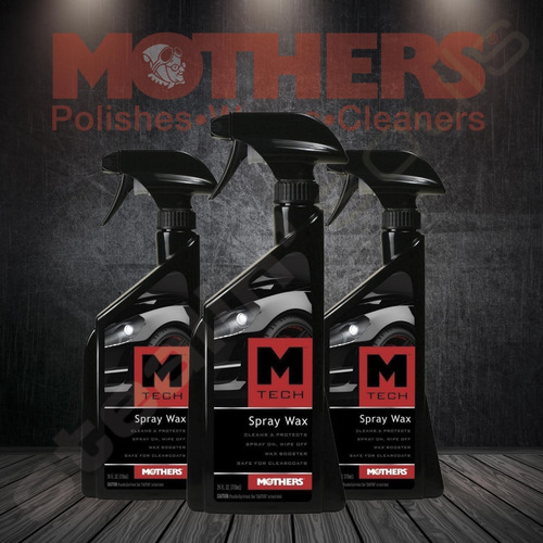 Mothers® | M Tech Spray Wax | Cera Líquida | 24oz / 710ml