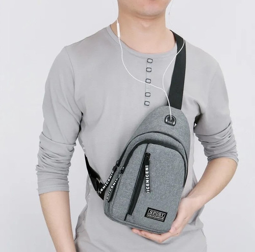 Imagen 4 de 6 de Morral Riñonera Bandolera Cruzada Viajes Deportivo Unisex N2