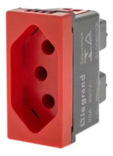 Kit Com 10 Módulo Tomada 2p+t 10a 250v Pialplus+ 615039vm