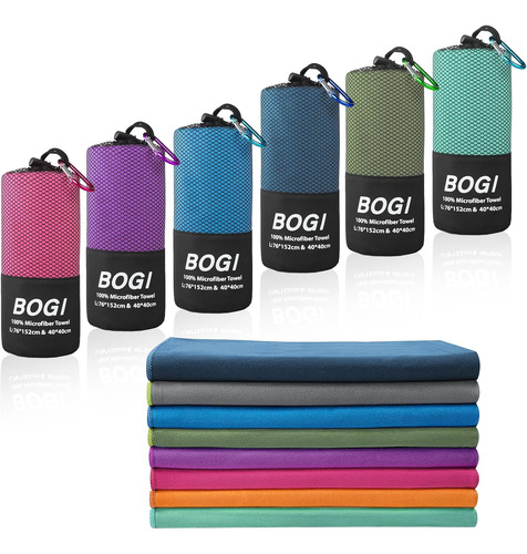 Toalla Deportiva De Viaje De Microfibra Bogi - Toalla De Via