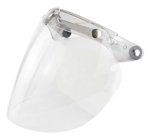 Lens Shield Visor Face Open Visor, 3 Broches, Casco, Casco