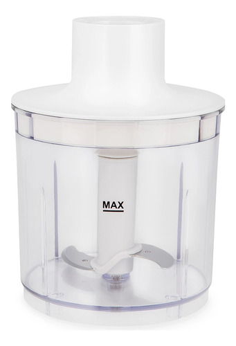 Licuadora De Mano Atma 600w Con Batidor, Espumador Y Chopper - Blanco