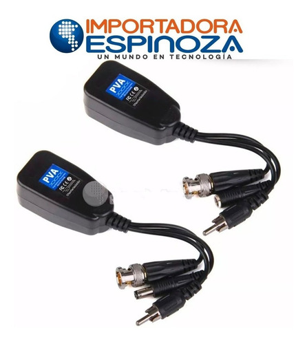 Video Balun Coaxial Video Poder Camara Seguridad Rj45 Nuevo