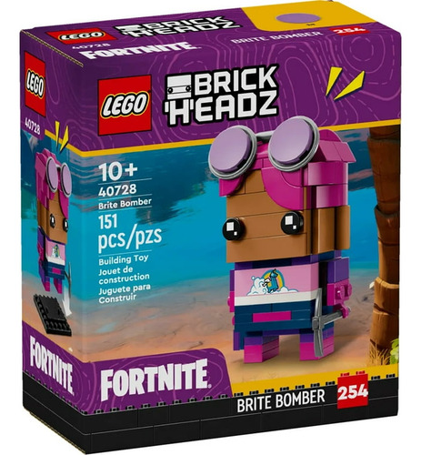 Lego Brick Headz Fortnite - Brite Bomber - 151 Pcs - 40728