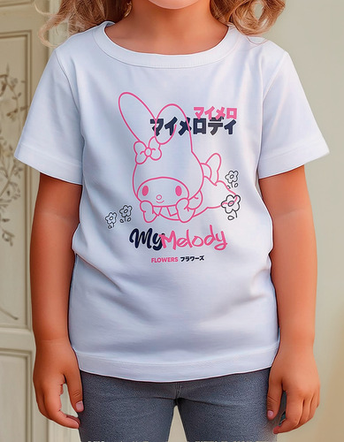 Playera My Melody Hello Kitty Infantil Para Niña M#6