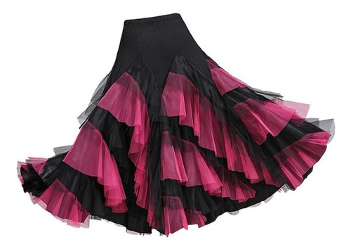 Falda De Flamenco Ballroom Waltz Ropa De Baile Trajes