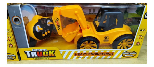 Camion Excavadora Con Control Remoto Juguete Para Niños