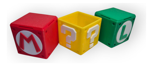 Pack 10 Caja Mario Bros Souvenir Cumple -envio Gratis 5cm