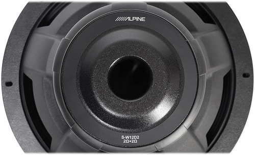 Alpine S-w12d2 S-series 12 Dual 2-ohm Subwoofer