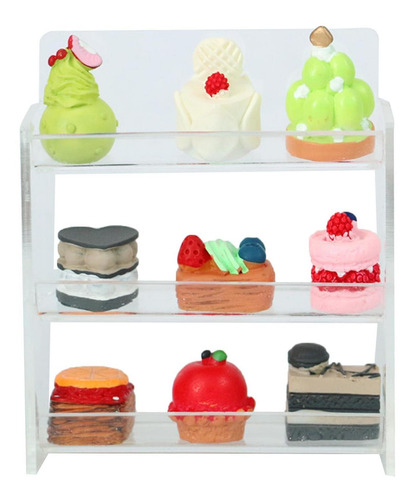 Dollhouse Cake Cabinet 1:12 Micro Landscape Gifts Mini