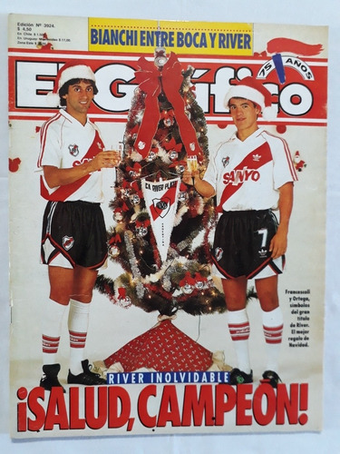 El Grafico N° 3924 - River Campeon Invicto Apertura 1994 Fs