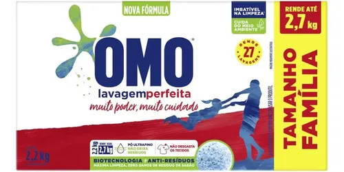 Sabão em Pó Omo Lavagem Perfeita 2.2kg — R$ 24,23 em Mercado Livre, 20% OFF