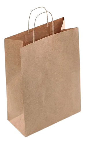 Kit 50 Sacola De Papel 26x23,5x17 Premium Reforçada Com Alça